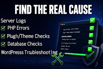fix wordpress critical error, 500 error and white screen