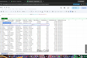 do google sheets and excel automation, formulas and custom dashboard
