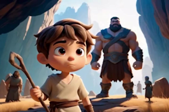 ai bible story 3d animation pixar christian ai bible storytelling youtube video