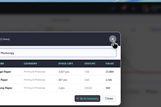 build a business management software