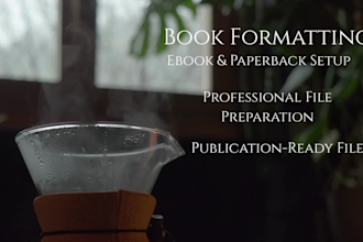 format and prepare your book for self publishing