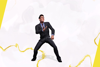 do 3d video animation, character animation, 3d character animation
