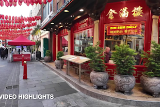 create a walking tour video of london in 4k