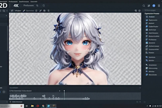 create a anime vtuber avatar with advanced live2d rigging