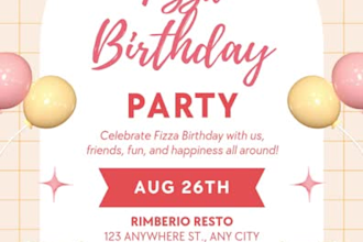 design a wedding, birthday and event invitation card