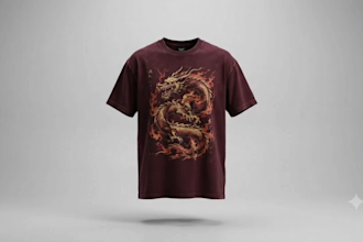 create a premium realistic t shirt mockup for your clothing brand