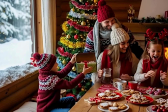 create holiday christmas instagram post