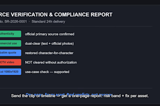 check your video clips for copyright claims, fair use and content id risk