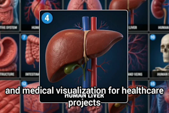 ai scientific animation, biotech and molecular visualization