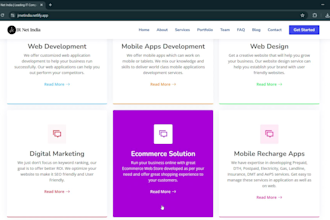 design and develop a responsive and modern front end website