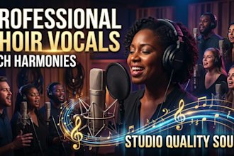 record professional choir or background vocals for your song