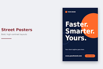 design custom posters and banners