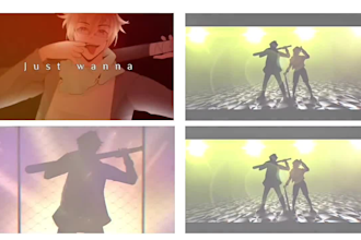 make music video mv for vtuber cover and utaite