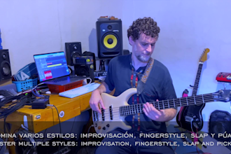 teach you bass guitar online for beginners and intermediate players