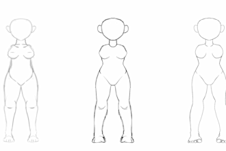draw frame by frame  of your character 360 degree view