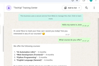 build a 247 ai whatsapp chatbot to automate your customer support