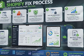 fix, customize, or speed up your existing shopify store
