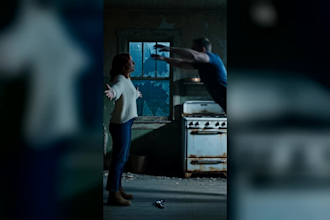 make your zombie love story ai video for halloween from 2 photos