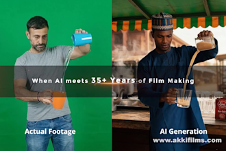 make cinematic ai TV commercial and campaign for your brand