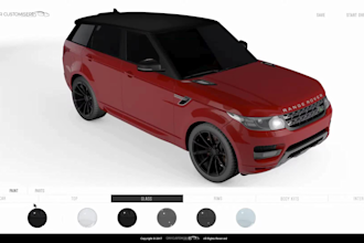 build 3d car product configurator threejs webgl shopify zakeke 3d product design