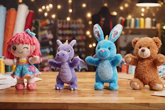 craft custom soft plush dolls,stuffed animal and personalized handmade plush toy