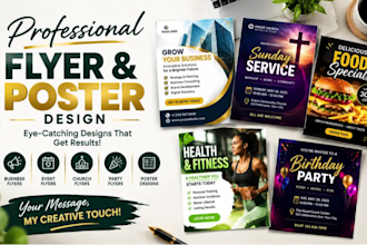 design professional canva flyer marketing flyer and posters canva flyer