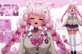 design vtuber model, 2d 3d anime, live2d model nsfw vtuber, vrm rigging vbridger