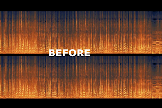 clean your audio recordings to broadcast quality