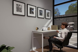 create 3d warehouse animation, logistics and factory plant walkthrough video