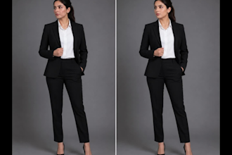 do professional fashion and high end skin retouching