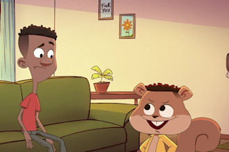 make a 2d cartoon animation video