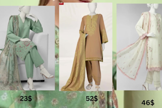 design ecommerce wirefram for clothing, shoe and bag website