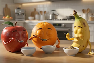do ai talking object ai talking fruit ai animation ai reels viral video