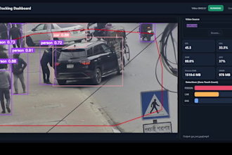 develop ocr, object detection, object tracking system for you