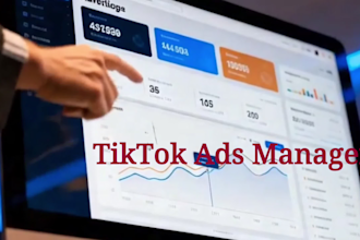 be your meta ads and tiktok ads manager for ecommerce