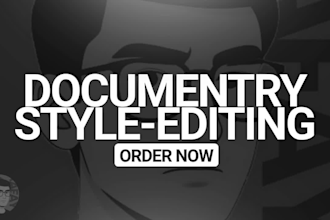 make documentry style video editing like vox