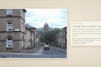 create a then and now map animation of your UK street from old os maps