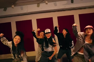 create tik tok dance group dance shuffle dance to your song