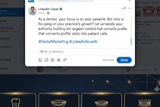 write linkedin ghostwriting posts for dental professionals
