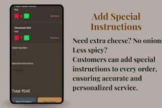 create a premium qr code menu and ordering system