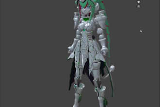 do a custom vrchat humanoid or  furry avatar from scratch for you