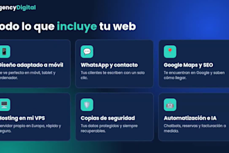 create a professional website with hosting and maintenance
