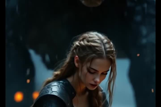create a visually striking cinematic trailer that