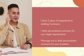 draft customised non disclosure agreement for your business