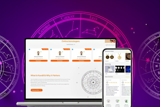 build an astrology app with per minute call and chat