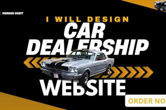build a car dealership website that generate leads and sales