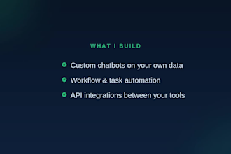 build custom ai automations and chatbots for your business