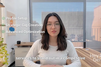 write SEO optimized fiverr profile and gig description that increase sales