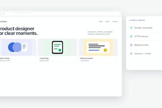 connect your framer site to a custom domain and verify launch