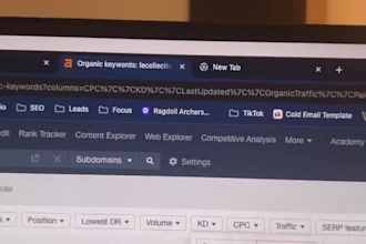 complete seo audit ahrefs keyword and backlinks analysis domain rating report